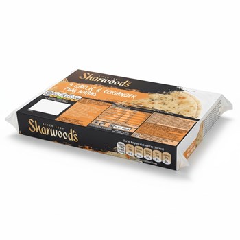 Sharwood's 4 Garlic & Coriander Mini Naans