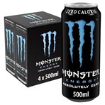 Monster Energy Drink Absolutely Zero Sugar 4 x 500ml
