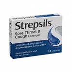 Strepsils Sore Throat & Cough Lozenges 24 Lozenges