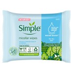 Simple Kind to Skin Micellar Cleansing Wipes Water Boost 20 wipes 