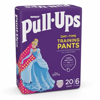 Huggies® Pull-Ups® Day Time Nappy Pants, Girl Size 6, 20 Pants