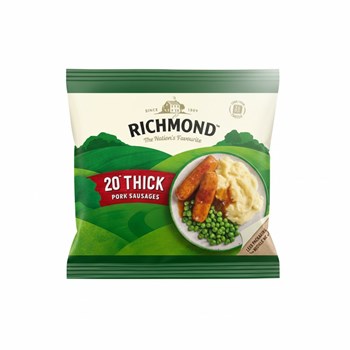 Richmond 20 Thick Pork Sausages 860g