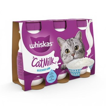 Whiskas Kitten Cat Milk Bottle 3 x 200ml