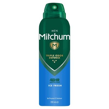 Mitchum Men Triple Odor Defense 48HR Protection Ice Fresh Antiperspirant & Deodorant 200ml