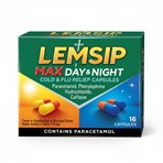 Lemsip Max Day & Night Cold & Flu Relief Capsules 16 Capsules