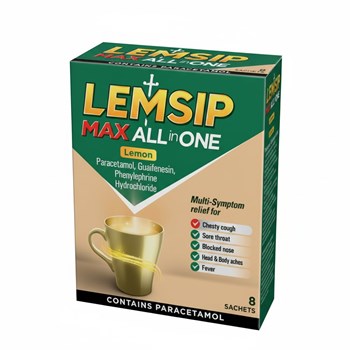 Lemsip Max All in One Lemon 8 Sachets