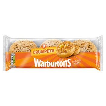 Warburtons 9 Crumpets