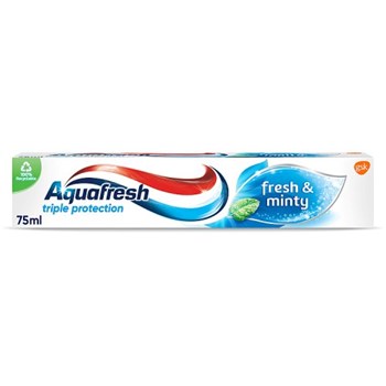Aquafresh Fresh and Minty Toothpaste, 75 ml