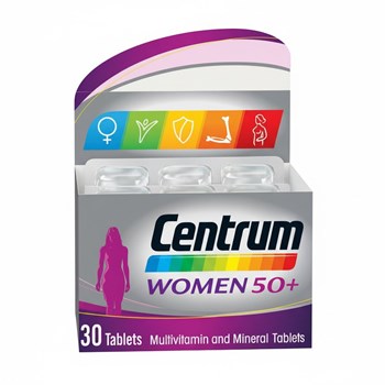 Centrum Women 50+ Multivitamins & Minerals, 30 Tablets