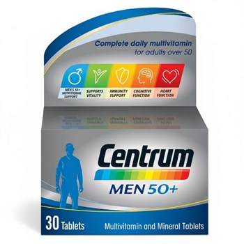 Centrum Men 50+ Multivitamins & Minerals, 30 Tablets
