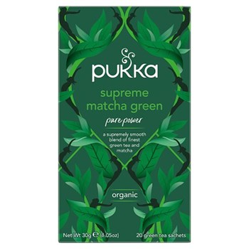 Pukka 20 Organic Supreme Matcha Green Tea Sachets 30g