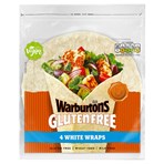 Warburtons 4 Gluten Free White Wraps