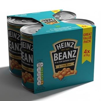 Heinz Beanz in a Rich Tomato Sauce 4 x 415g