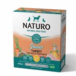 Naturo Natural Pet Food Turkey with Rice and Vegetables Senior Dog 8 Years+ 400g