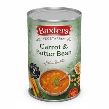 Baxters Vegetarian Carrot & Butter Bean 400g