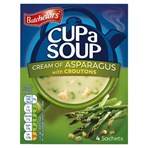 Batchelors 4 Cup a Soup Cream of Asparagus with Croutons Sachets 117g