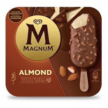 Magnum  Ice Cream Sticks Almond 3x 100 ml 