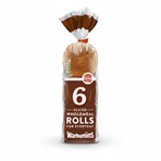 Warburtons 6 Sliced Wholemeal Rolls