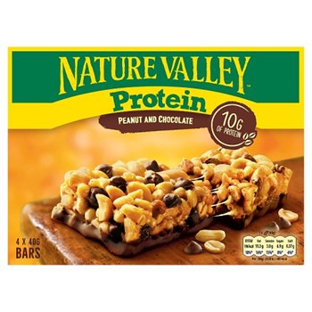 Nature Valley Protein Peanut & Chocolate Bars 4 x 40g (160g)