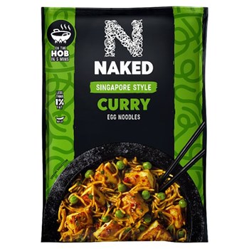 Naked Singapore Style Curry Egg Noodles 100g