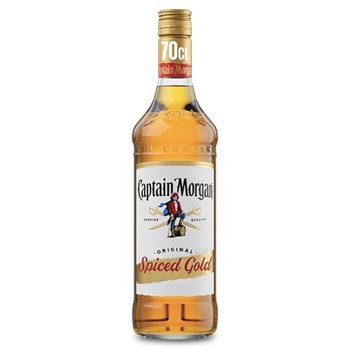 Captain Morgan Spiced Gold  Rum Based Spirit Drink 35% vol 70cl Bottle
