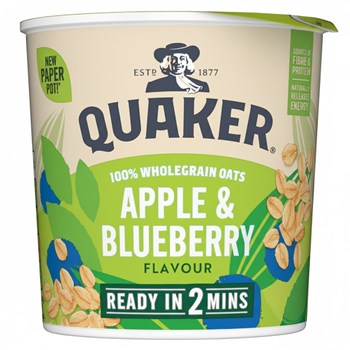 Quaker Oat So Simple Apple & Blueberry Porridge Pot 57g