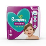 Pampers Active Fit Size 6, 28 Nappies, 13kg+, Essential Pack