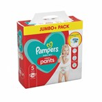 Pampers Baby-Dry Nappy Pants Size 5, 60 Nappies, 12kg-17kg, Jumbo+ Pack