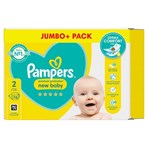 Pampers Premium Protection New Baby Size 2, 76 Nappies, 4kg - 8kg, Jumbo+ Pack