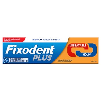 Fixodent Plus Best Hold Premium Denture Adhesive Cream 40g