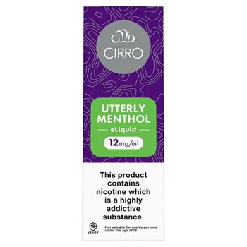 Cirro Utterly Menthol eLiquid 12mg/ml