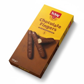 Schär Gluten-Free Chocolate Fingers Milk Chocolate 150g