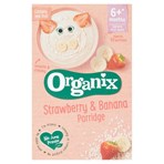 Organix Strawberry & Banana Porridge 6+ Months 120g