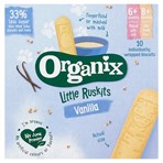 Organix Little Ruskits Vanilla 10 x 6g (60g)