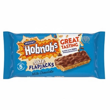McVitie's Hobnobs 5 Oaty Flapjacks Milk Chocolate 131.8g