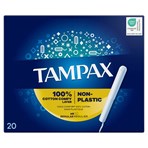 Tampax Regular Tampons With Cardboard Applicator 20 Count
