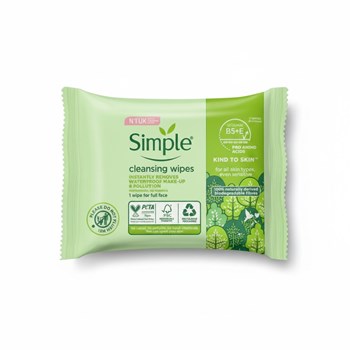 Simple Kind to Skin Facial Wipes Cleansing 7 wipes 