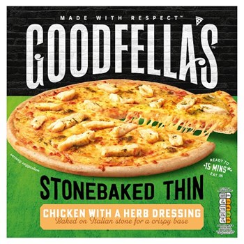 Goodfella's Stonebaked Thin Chicken with a Herb Dressing 365g