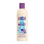 Aussie Miracle Moist Shampoo - Moisture-Quenching, Replenishes Dry, Damaged, Brittle Hair, 300ml
