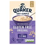 Quaker Oat So Simple Gluten Free Porridge Sachets 10x35g