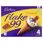 Cadbury Flake 99 Cones 4 x 125ml (500ml)