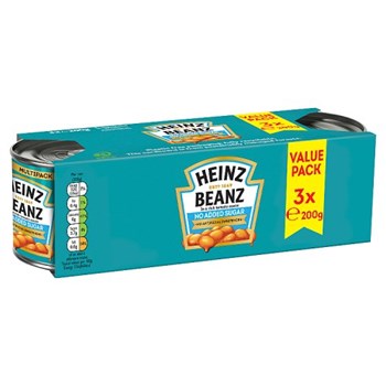Heinz Beanz in a Rich Tomato Sauce 3 x 200g