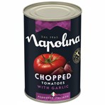 Napolina Chopped Tomatoes with Garlic 400g
