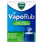 Vicks VapoRub, Relief of Cough Cold and Flu like Symptoms, Jar 100g