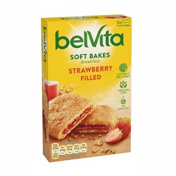 Belvita Breakfast Biscuits Soft Bakes Filled Strawberry 250g