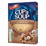 Batchelors Cup a Soup Cream of Mushroom with Croutons 4 Sachets 99g