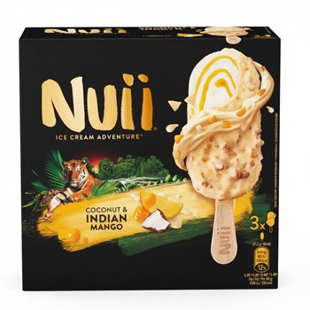 Nuii Ice Cream Adventure Coconut & Indian Mango 270ml