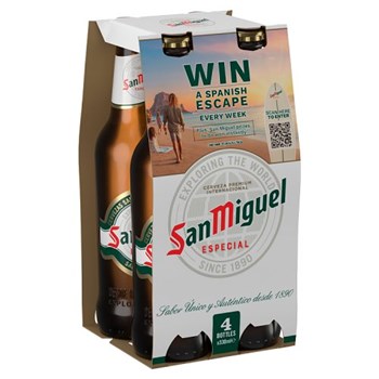 San Miguel Premium Lager Beer 4 x 330ml
