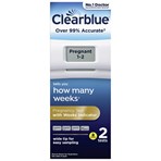 Clearblue Pregnancy Test With Weeks Indicator, Tells You How Many Weeks, 2 Digital Tests
