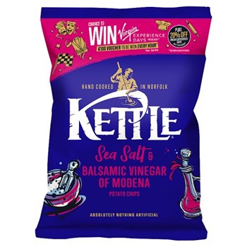 Kettle Sea Salt & Balsamic Vinegar of Modena Potato Chips 130g